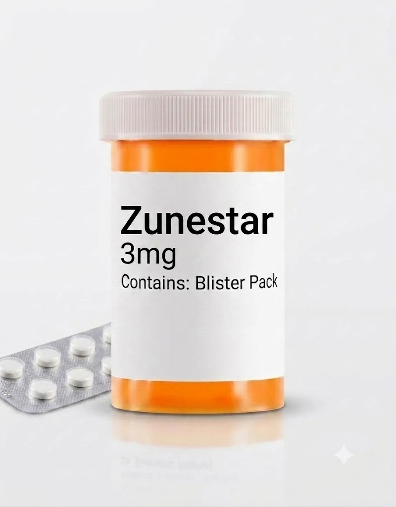 ZUNESTAR 3MG - Buy Online at CureSprint